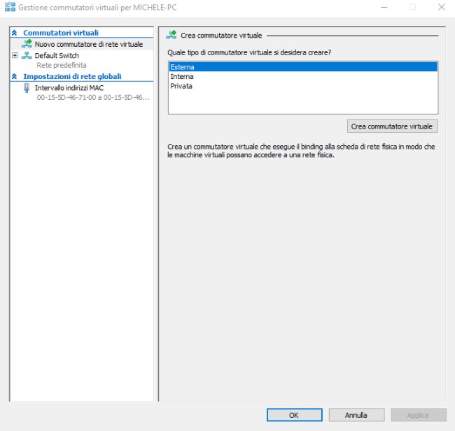 Continuare a usare Windows 7 su un sistema Windows 10 con Hyper-V