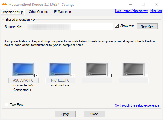 Come condividere mouse e tastiera tra più PC con Windows