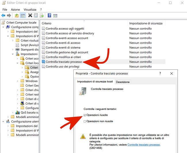 Verificare quali programmi vengono eseguiti in Windows