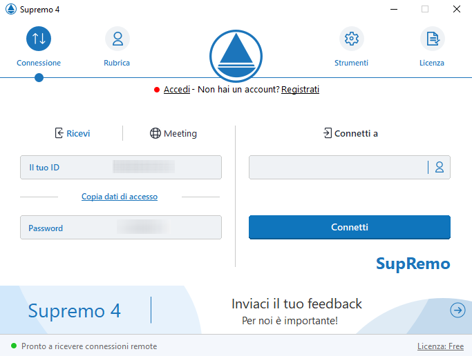 Controllo remoto PC dell'ufficio, per continuare a lavorare da casa: Supremo
