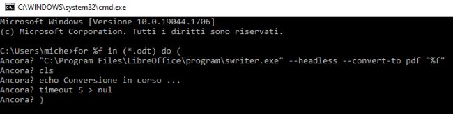 Come convertire DOCX e ODT in PDF: file multipli in batch