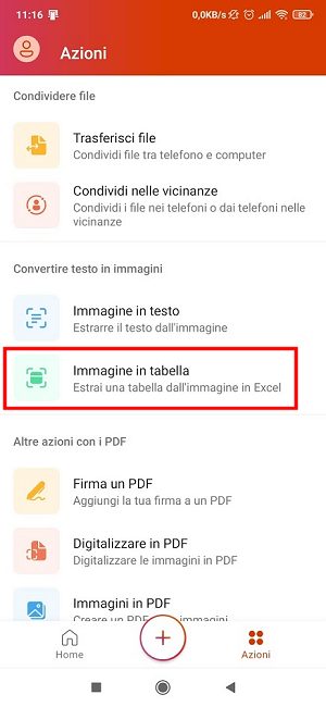 Come importare una tabella cartacea in Excel