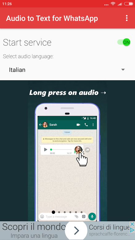 Come convertire i messaggi vocali WhatsApp in testo