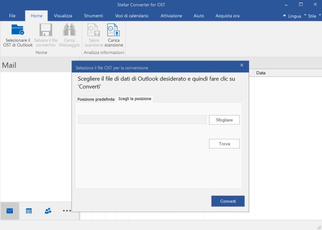 Come convertire OST in PST in Outlook