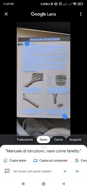 Come copiare testo da foto su smartphone e tablet