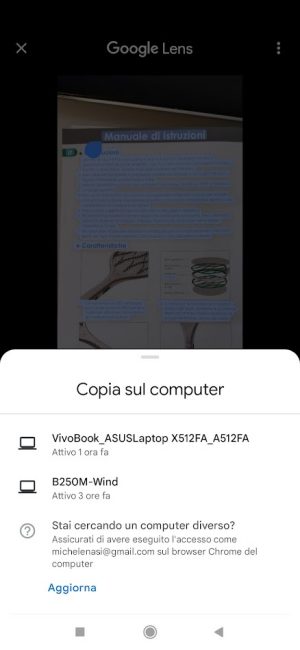 Come copiare testo da foto su smartphone e tablet