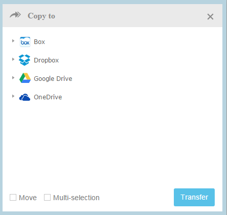 Скопируйте файлы из OneDrive в Google Диск или другие облачные сервисы (и наоборот)