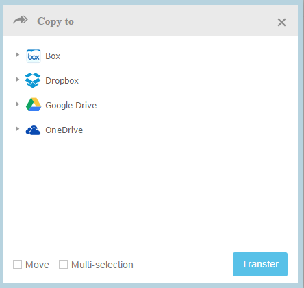 Copiare file da OneDrive a Google Drive o altri servizi cloud (e viceversa)