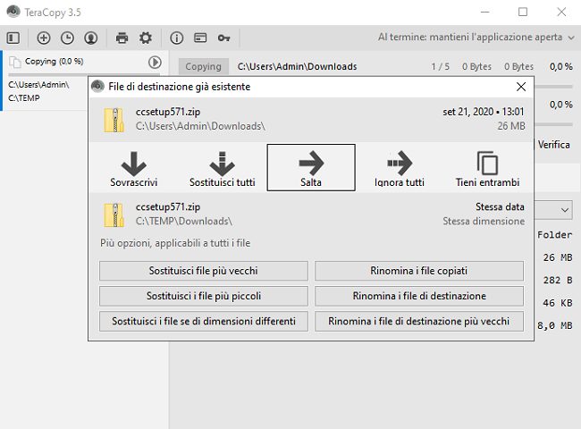 Copia file veloce e senza intoppi, ecco come effettuarla