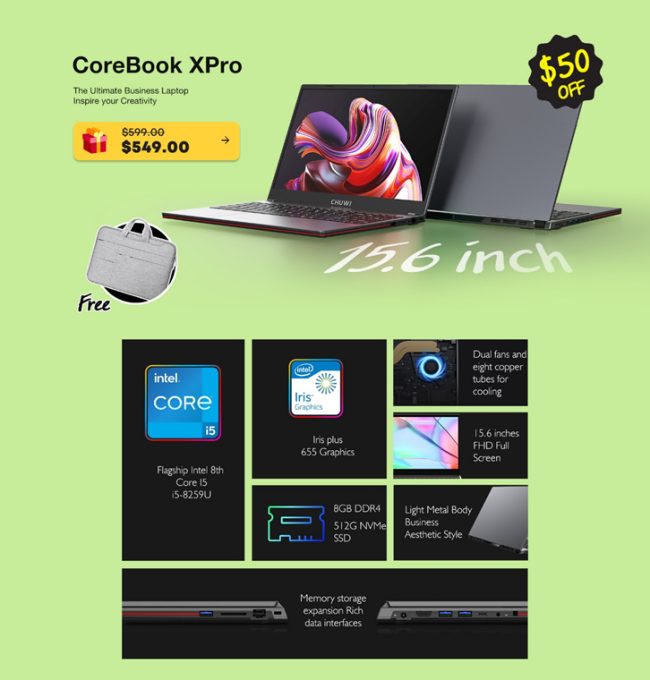 Tanti notebook in offerta con il Back to School Chuwi: CoreBook XPro, CoreBook e GemiBook