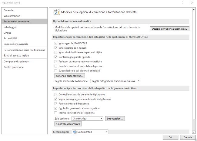 Correttore ortografico, come usarlo in Windows