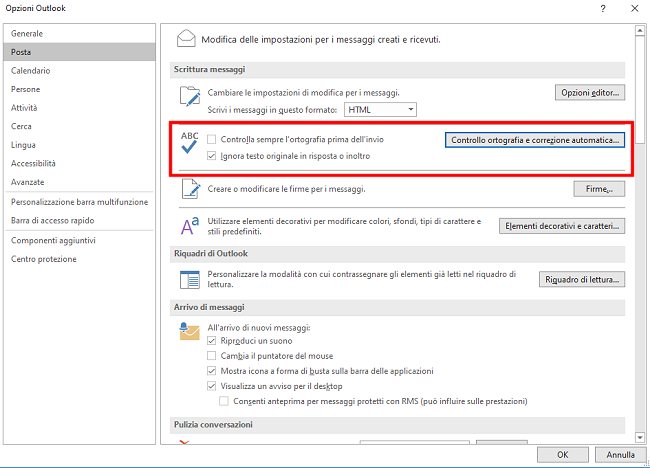 Correttore ortografico, come usarlo in Windows