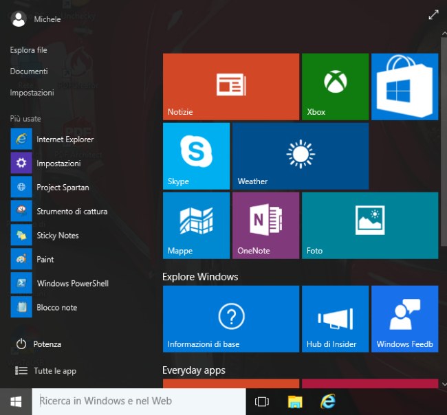 Cosa cambia in Windows 10 rispetto a Windows 7 e Windows 8.1