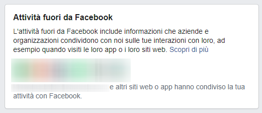 Cosa sa Facebook di me: scaricare foto e testi