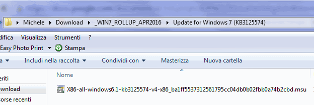 Creare disco di installazione di Windows 7 con tutti gli aggiornamenti