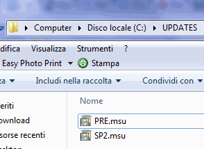 Creare disco di installazione di Windows 7 con tutti gli aggiornamenti