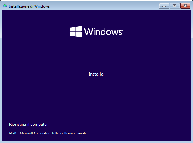 Creare immagine di sistema Windows 10 senza usare software di terze parti