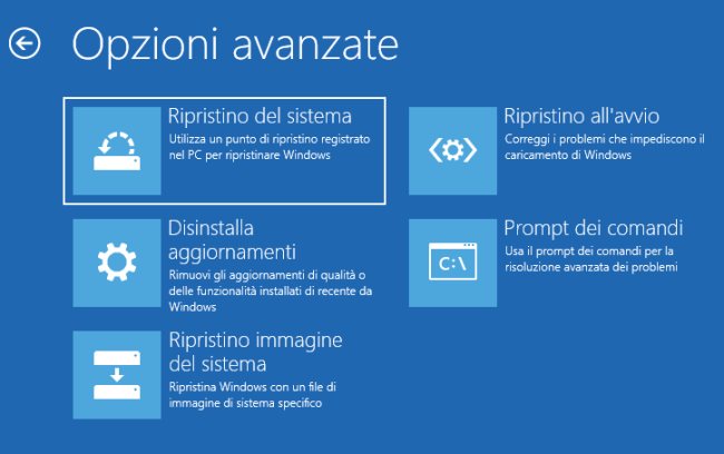 Creare immagine di sistema Windows 10 senza usare software di terze parti
