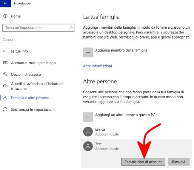 Creare un nuovo account in Windows e risolvere quando gli account sono danneggiati