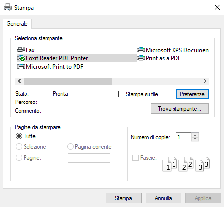 Come creare file PDF con Windows 10 e senza