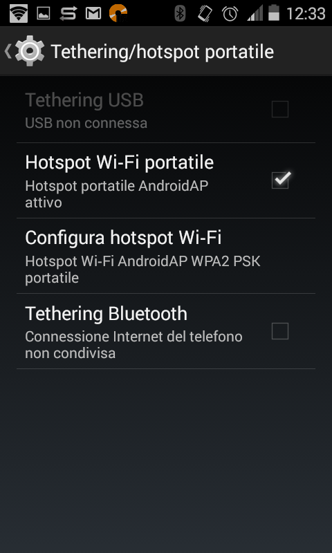 Come creare una rete WiFi con Android e collegare più dispositivi