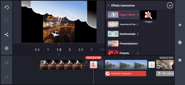 Video editor Android, come creare sequenze con transizioni ed effetti