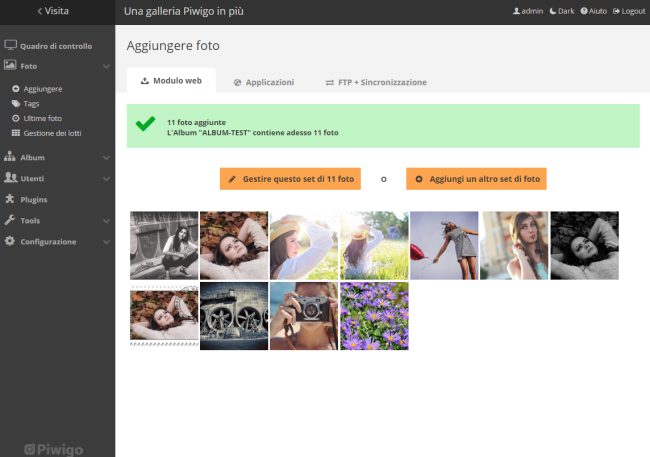 Archiviare foto senza cloud con Linux e Piwigo