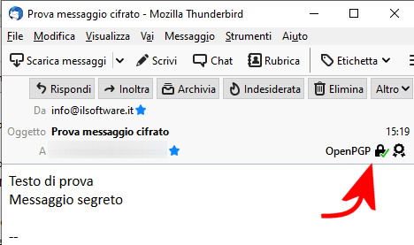Come inviare email crittografate con OpenPGP e Thunderbird