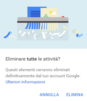 Cronologia ricerche di Google, come visualizzarla o eliminarla