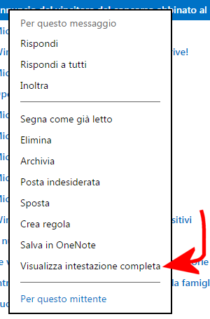 Da dove arriva una mail e chi l'ha inviata?