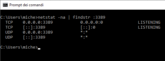 Desktop remoto con Windows 10 Pro o successivi e VPN
