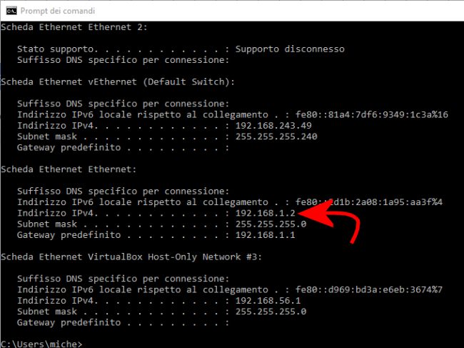 Desktop remoto con Windows 10 Pro o successivi e VPN