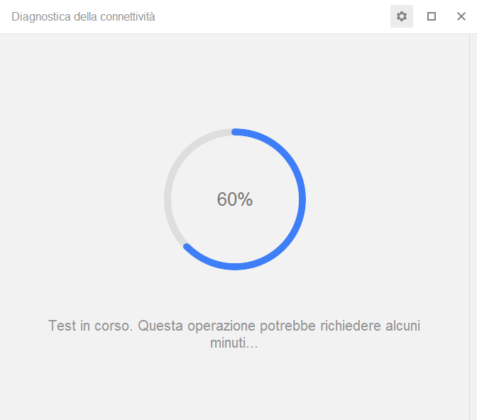 Diagnostica rete Internet con Chrome Connectivity Diagnostics