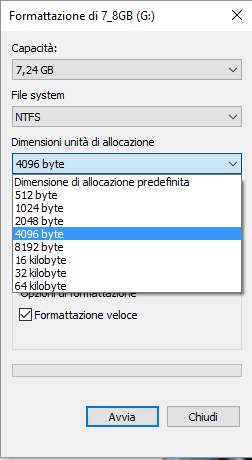 Dimensioni e dimensioni su disco: che differenza c'è nella memorizzazione dei file?