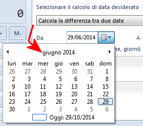 Calcolare differenza tra due date in Windows