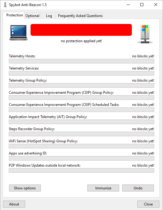 Disattivare telemetria e impostazioni di feedback in Windows 10 con un clic