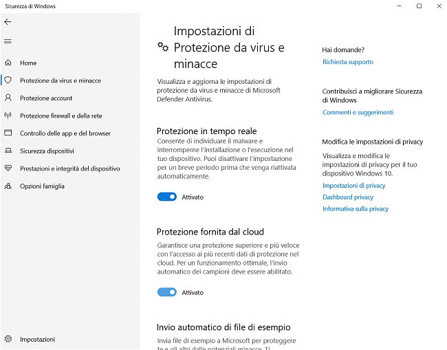 Come disattivare Windows Defender completamente