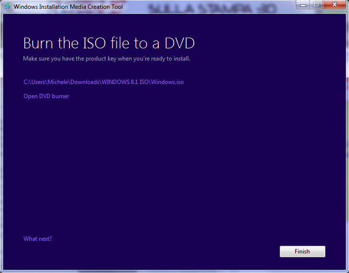 Come creare il disco installazione di Windows 8.1