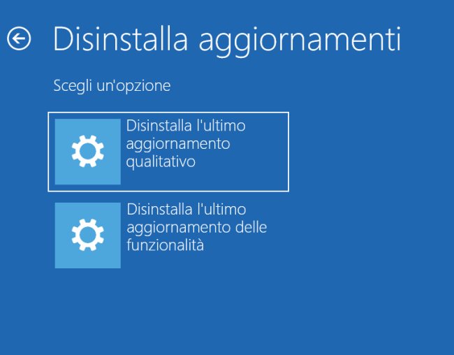 Disinstallare aggiornamenti Windows 10: come procedere in caso di problemi