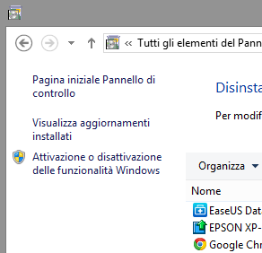 Come disinstallare Internet Explorer in Windows 8.1