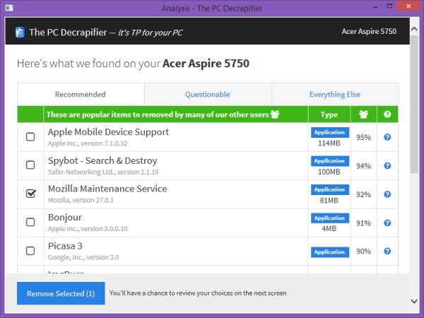 Disinstallare programmi inutili in Windows: alcuni suggerimenti
