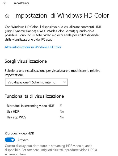 Come migliorare la resa del monitor o display in Windows 10