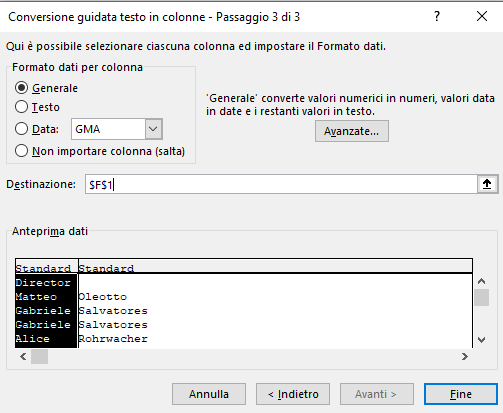 Come dividere celle Excel: tre modi per procedere