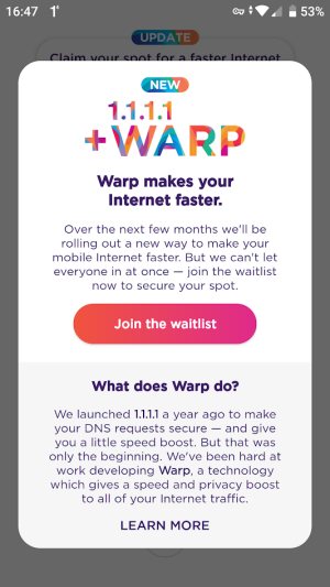 DNS Cloudflare 1.1.1.1: l'app diventerà anche un servizio VPN