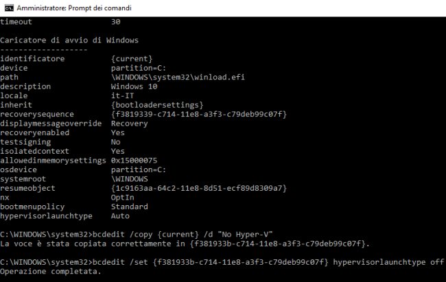 Come far convivere Docker e Virtualbox con Windows 10