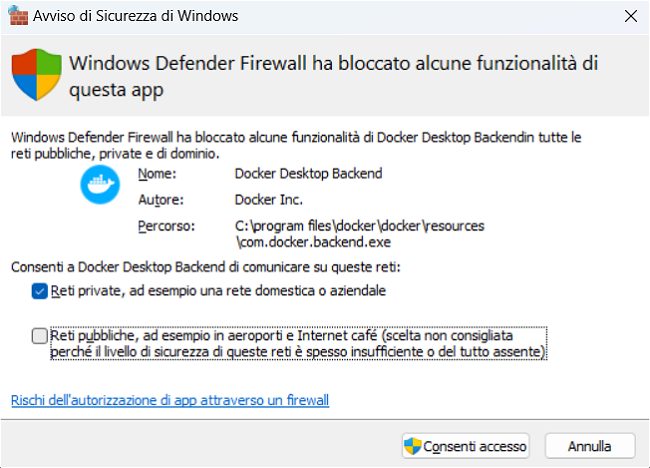 Docker Windows: come avviare le applicazioni nei container