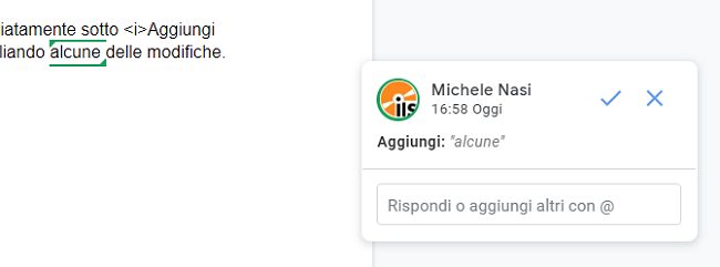 Documenti Google: come condividere, usare segnalibri, link e commenti