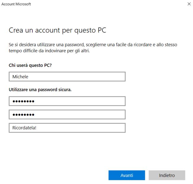 Come disattivare le domande sulla sicurezza in Windows 10
