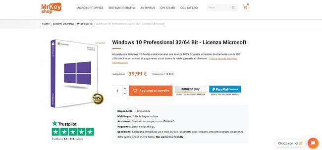 Dove e come acquistare Windows 10