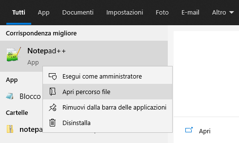Come vedere dove è installato un programma in Windows